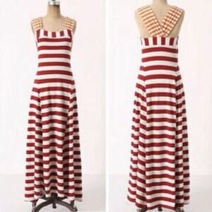 Anthropologie HWR Monogram Split Stripes Maxi